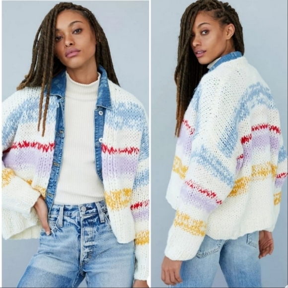 Anthropologie Sweaters - Anthro Grazia Open Front Cardigan Size XS/S